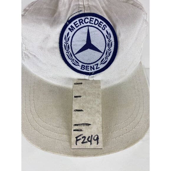 Vintage Mercedes Benz Logo Patch Snapback Hat Cap White F249 - Picture 8 of 8